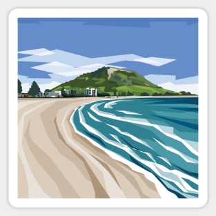 Mount Maunganui Sticker